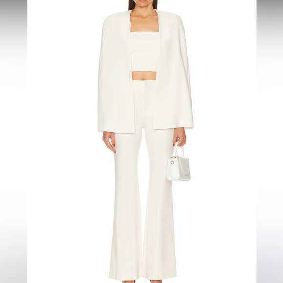 Alice + Olivia Revolve Marcia Cropped Cape Top Size 8 NWT - Picture 5 of 10